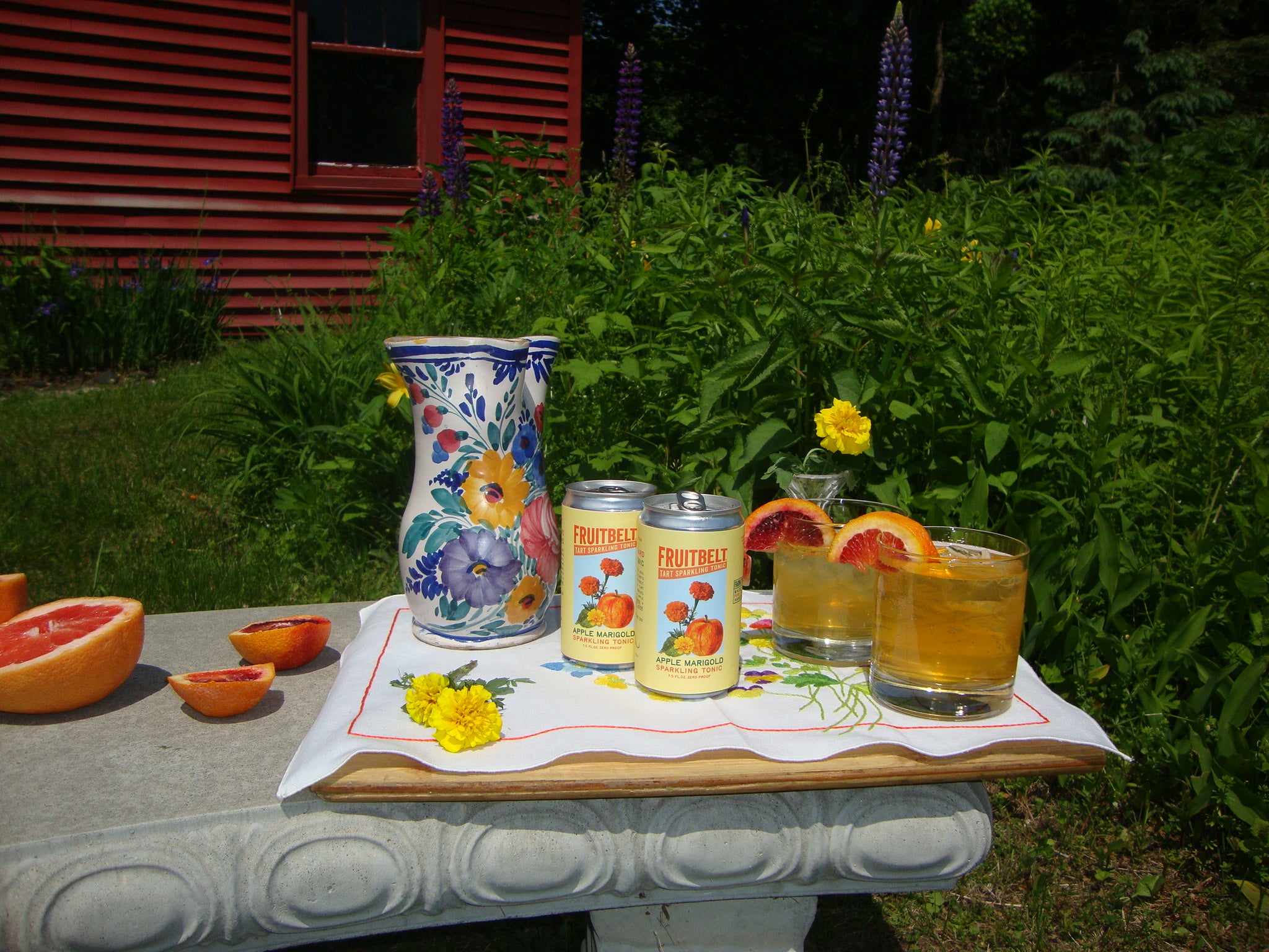 Apple Marigold Tonic